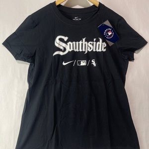 Nike MLB Chicago White Sox City Connect ‘SOUTHSIDE’ T-Shirt Women’s Size M New